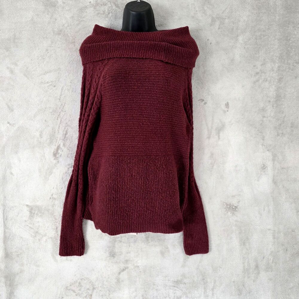 Liz Claiborne Cowl Neck Knit Pullover Sweater Sz Sm